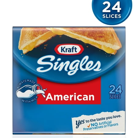 UPC 021000615261 product image for Kraft Singles American Slices, 24 ct - 16.0 oz Wrapper | upcitemdb.com