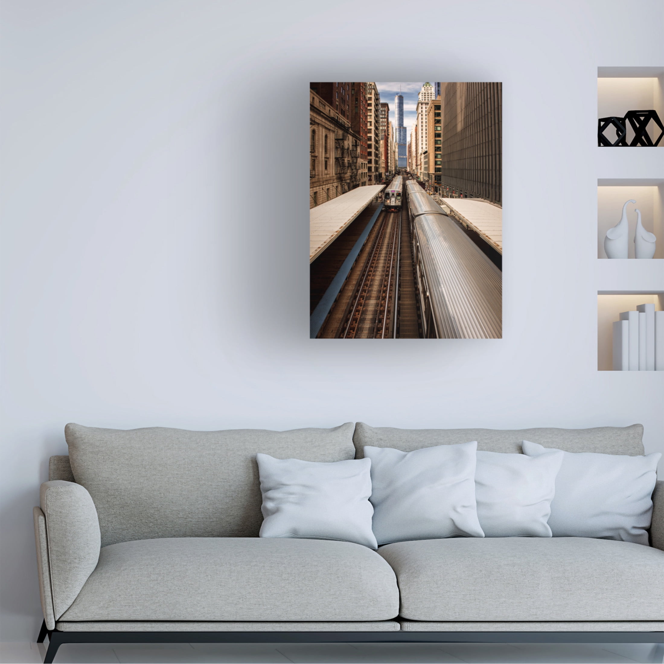 Canvas Wall Art - Jon Kinney 'Center Of Attention' Wall Art for Living Room, Bedroom, or Office D?cor by Trademark Fine Art - 24 x 32 Inches