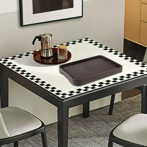 Worgeous Chinese Style Home Kung Fu Tea Tray With Water Storage And Drainage Japanese Small Tea Tray Plastic For Tea Ceremonies And Daily