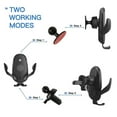 thumbnail image 2 of Car Mount Qi Wireless Charger Air Vent Phone Holder Fast Charging For  11, 2 of 9