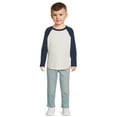 thumbnail image 2 of Garanimals Toddler Boy Long Sleeve Raglan T-Shirt, Sizes 12M-5T, 2 of 5