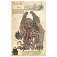 thumbnail image 1 of Cryptids póster de Folklore Cthulhu, Mothman, lukpus, Jersey, Devil, Wendigo, impresión naturalista, lienzo, arte de pared, pintura, decoración del hogar, 1 of 4
