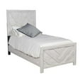 thumbnail image 5 of Denver Twin 5PC Modern Style Bedroom Set Made with Wood in Rustic Natural, 5 of 19
