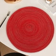 thumbnail image 2 of Noothes Grill Mat,Grill Matt Round Placemats Attractive Washable Round Placemats For Kitchen Table 15 Inch Round Table Mats, 2 of 5