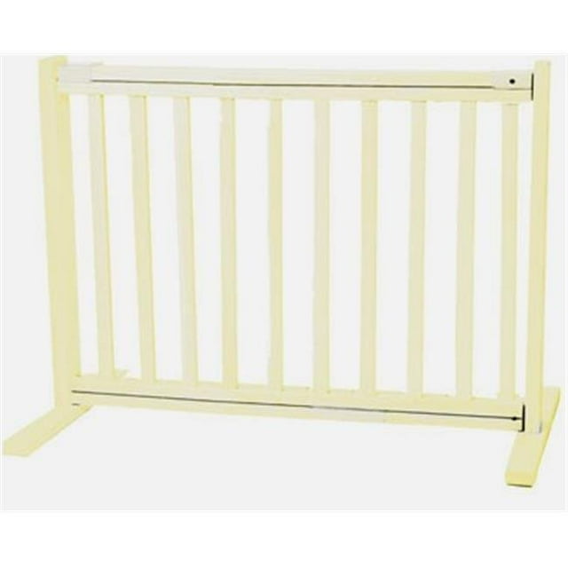 Dynamic Accents 42106 20 Inch All Wood Small Free Standing Gate - Warm White