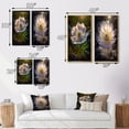 thumbnail image 4 of Designart "Morning Sunshine Delicate Anemone in Bloom" Flowers Framed Wall Art Set Of 2 - Traditional White Framed Canvas Set For Living Room Decor, 4 of 6