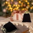 thumbnail image 5 of NOGIS 20 Pcs Velvet Drawstrings Gift Bags 4 x 3 Inch Jewelry Pouches Drawstring Candy Bags Velvet Party Favors Present Pouch for Valentine's Day Christmas (Black), 5 of 7