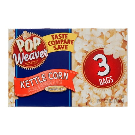 New 301216  Microwave Popcorn 3 Pk Kettle Corn (12-Pack) Popcorn Cheap Wholesale Discount Bulk Snacks (Best Microwave Kettle Corn)