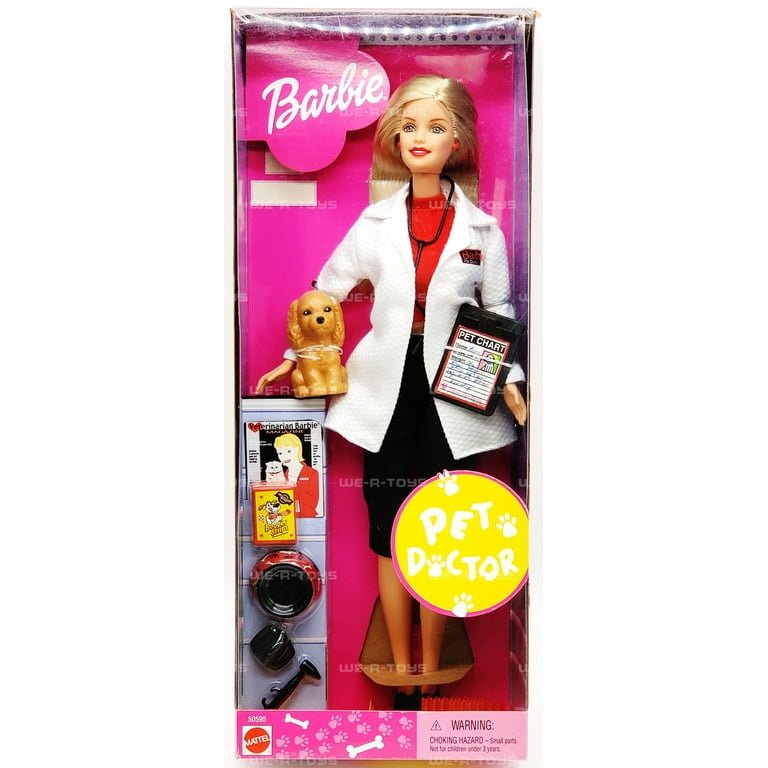 Pet Doctor Barbie Doll 2000 Mattel No. 50595 - Walmart.com