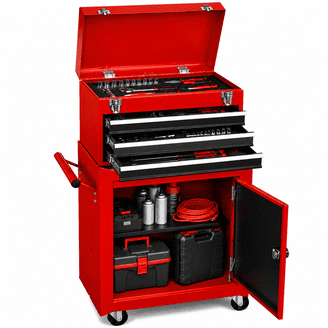 LARBANKE 5 Drawer Rolling Tool Chest, Metal with Wheels - Walmart.com