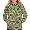 thumbnail image 3 of KLL Pineapples Palm Leaves for Womens Pullover Hoodie with Pocket Hooded Long Sleeve Shirts Sweatshirt for Women-Medium, 3 of 7