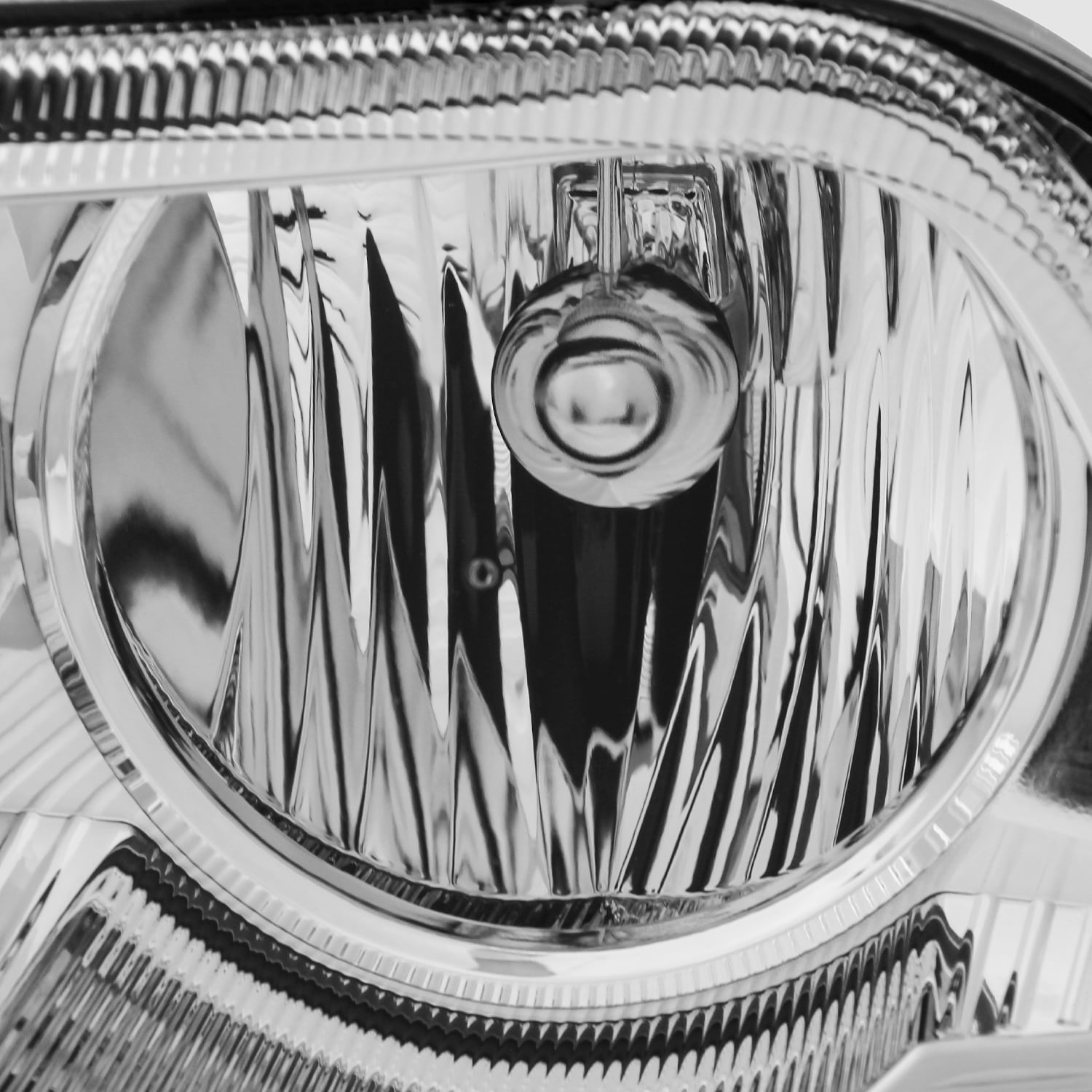 AKKON - Fits 2005-2009 Chrysler 300 [Halogen Type] Chrome Headlights w/ LED Sequential Turn Signal Pair Driver+Passenger