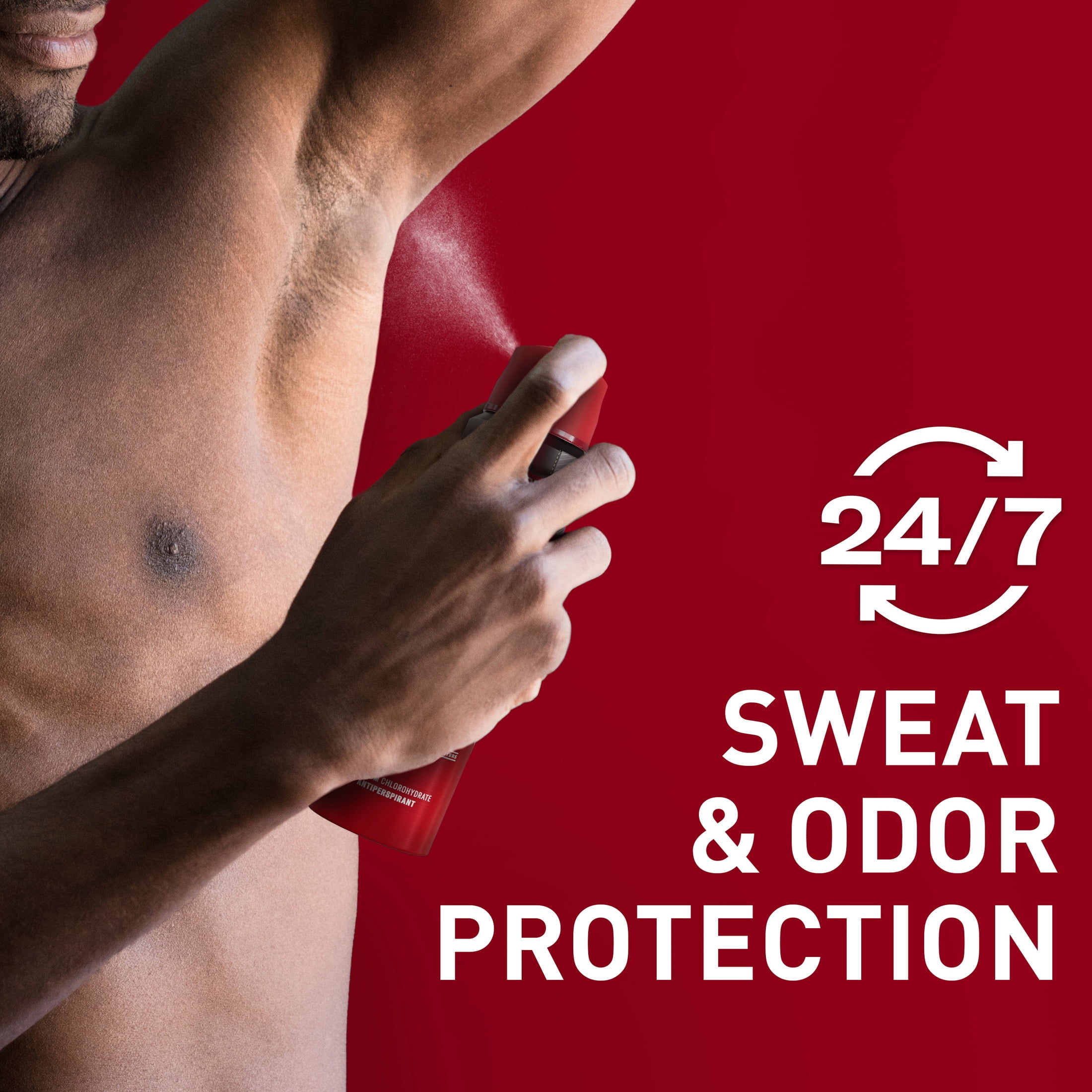Old Spice Body Spray for Men, Antiperspirant, Swagger, 24/7 Sweat & Odor Protection, 4.3 fl oz, 2-Pack