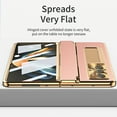 thumbnail image 6 of Dteck for Samsung Galaxy Z Fold 3 Case with Screen Protector, Hinge Protection Case Full Body with Kickstand Protective Phone Case for Samsung Galaxy Z Fold3 5G, Pink Gold, 6 of 7