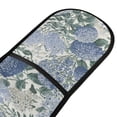 thumbnail image 4 of Yayeee Double Oven Mitt Kitchen Heat Resistant Baking 35" x7" Quilted Cotton Glove, Blue Hydrangeas Pattern, 4 of 6