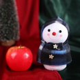 thumbnail image 2 of piezas de muñeco de nieve de peluche, bolsa de manzana navideña, bolsa de almacenamiento de Nochebuena, embalaje de manzana, campo navideño, 2 of 5