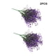 thumbnail image 4 of Advancent 2X flores artificiales plantas de imitación decoración de jardín hogar jardines porches arreglos decoración interior racimos calcomanía de Decoración Púrpura Advancent HA084370-01, 4 of 6