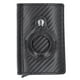 thumbnail image 1 of Cartera con tarjetero antipérdida de aleación de aluminio, antirrobo, RFID, para localizador iOS, color negro carbón, 1 of 15