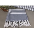 thumbnail image 3 of Kitchen Towel, Face Towel, Navy Washcloth, Striped Peshkir, 24x44 Inches Monogrammed Towel, Small Bath Washcloth, Hotel Towel,, 3 of 9