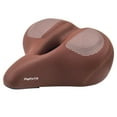 thumbnail image 2 of Almencla Siège de Vélo Rembourré Siège Confortable Selle de Vélo Absorbant les Chocs Brun, 2 of 6