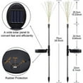 thumbnail image 4 of Solar Firework Light, 120 LED Warm Light Outdoor Firework Solar Garden Decorative Lights for Walkway Pathway Backyard Christmas Decoration Parties (Mulit-Color) (2 Pieces), 4 of 10