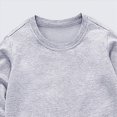 thumbnail image 5 of HCNTES Baby Boy Clothes Winter Toddler Boys Clothes Fall Winter Outfit Sets, Kids Outfits Sets Long Sleeved Crew Neck Solid Elastic Waist 0 6 12 18 24 Months 2T 3T 2 Pcs Pants, 5 of 8