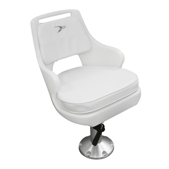 Wise 8WD015-710 Standard Pilot Chair with Cushions, Fixed Height Pedestal and Seat Slide