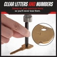 thumbnail image 6 of Letter and Number Steel Punch Stamp Set, 36 Piece Stamping Punch and Die with Wood or Plastic Storage Case By Stalwart (For Metal Keys Crafts Leather and More), 6 of 7