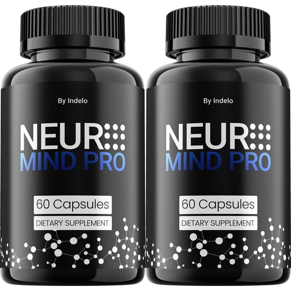 Neuro Mind Pro Capsules – NeuroMind Pro Natural Blend Memory Focus Support Supplement, 2 Pack, 120 Capsules