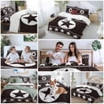 thumbnail image 5 of Queen 4 Piece Bedding Set Western Traditional Country Star Soft Breathable Duvet Cover and Pillowcase,Texas Ethnic Stars on Black Duvet Cover Set Washable Bed Sheets for Bedroom Dormitory Guest Room, 5 of 9