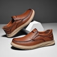 thumbnail image 2 of Zapatos casuales para hombre para primavera y verano, zapatos tipo frijol, zapatos de moda para hombre, zapatos de cuero cómodos sin cordones, zapatos para conducir, 2 of 6