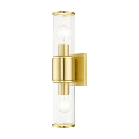 

Livex Lighting 17142 Quincy 2 Light 16 Tall Bath Bar - Brass