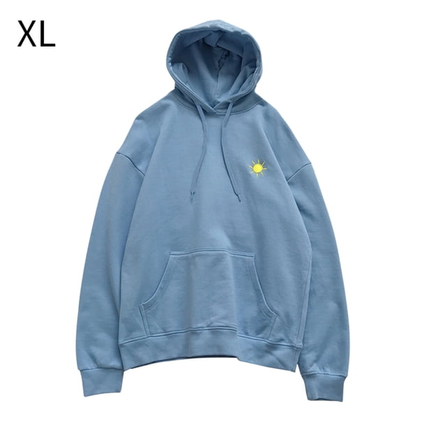 Primavera Sudadera con capucha Impreso Hombres Mujeres Abrigo con capucha Abrigo Pareja Top, Azul, XL Speravity AP001403-28B