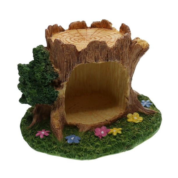 Miniatura de Paisaje Micro Ornamento de Resina Frontones Decorativos de Exteriores Césped , Stump # 8, como se describe Stump 8