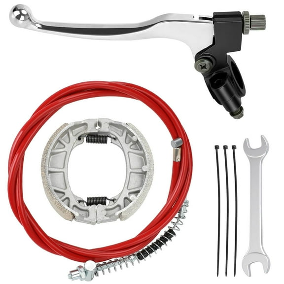 Mini Bike Brake Lever Kit 67 inch Drum Brake Cable Assembly for Coleman CT200U CT200U-EX BT200X Baja Warrior MB200 Predator 212 196cc 6.5hp Motor Minibike Parts 7/8" 22mm Handlebar