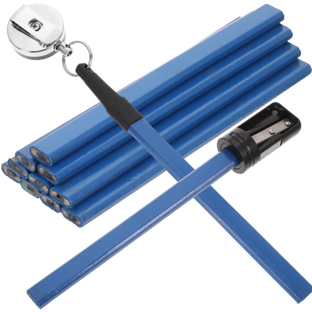 1 Set of Mechanical Carpenter Pencil Carpenter Accessories Construction Carpenter Pencil Sharpener