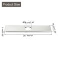 thumbnail image 2 of 10 Inch Sink Faucet Hole Cover, Stainless Steel Square Deck Plate Faucet Escutcheon Sink plate, Silver Tone, 2 of 7