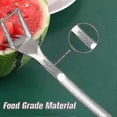 thumbnail image 3 of 2 In 1 Watermelon Slicer & Cutter-stainless Steel Fruit Cutting Fork Melon Cube Cutting Tool For Kitchen Gadget, 3 of 5