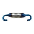 thumbnail image 4 of koolsoo 4xMotorcycle Exhaust Pipe Spring Accessory 304 Stainless Steel 58mm Blue Argent, 4 of 9