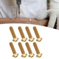 thumbnail image 4 of Hex Socket Screws, Copper Clear Texture Pure Copper Screws    For Engineer For Auto Industry M4 X 16mm, 4 of 8