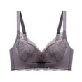 thumbnail image 4 of Ramiter Sexy Lingerie for Women Breathable Bra Solid Underwear Up Women Sexy Seamless Lace Top Top Vest Push 36/80,Grey, 4 of 4