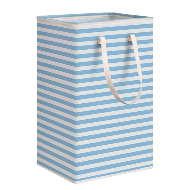 Cesto para la ropa sucia, organizador de juguetes y ropa, cesto para la colada, plegable, grande, de 75 l Azul