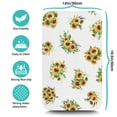 thumbnail image 5 of Washable Rubber Sunflower Cute Floral Dish Drying Mats for Kitchen Counter Home Large Coffee Bar Pad Accessories and Decor for Utensils Stemware 19.5''x12'', 5 of 7