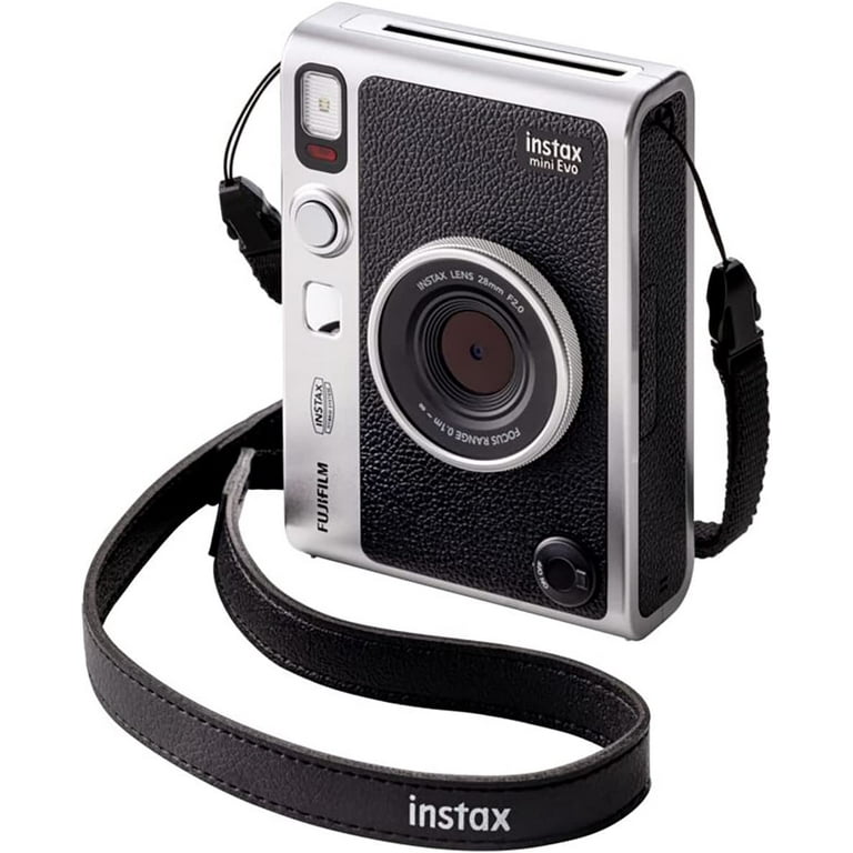 Fujifilm Instax Mini EVO Hybrid Instant Film Camera (Black