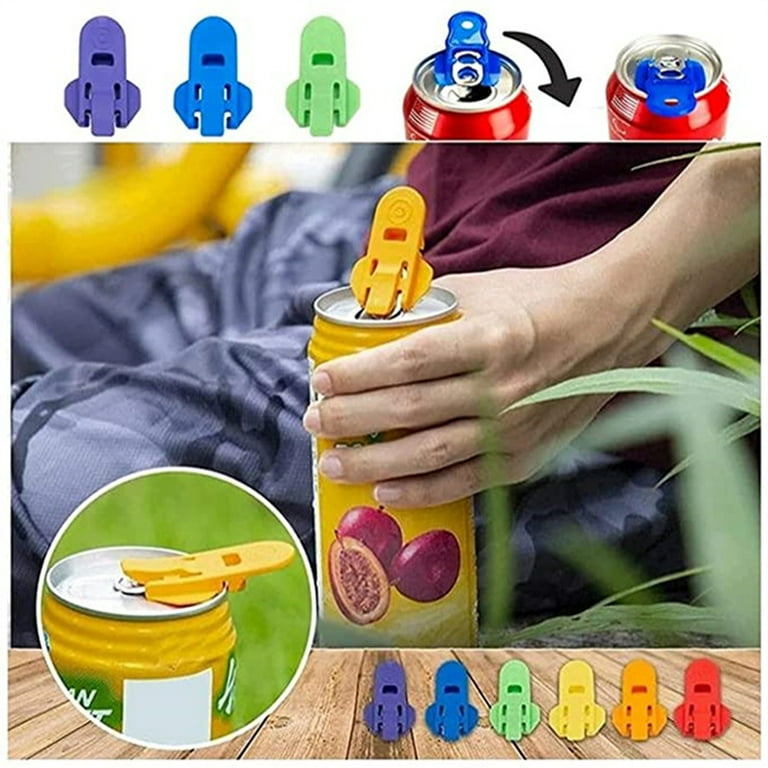 Manual Easy Can Opener, 6Pcs Color Soda Can Opener Beverage Can