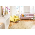 thumbnail image 2 of EORC VC1002IV810 7 ft. 9 x 9 ft. 9 Hand Tufted Wool &Viscose Montego Transitional Trellis Rug, Ivory, 2 of 5