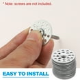 thumbnail image 4 of 1 Inch Insulation Washers, 100pcs 25mm Metal Insulation Washers Foam Board Fasteners Perforated Plaster Washers Galvanized Steel for Foam Board Fixing Fastening Wall, 4 of 7