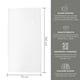 thumbnail image 5 of Juego de Toallas para baño de 4 Piezas, 100% algodón, Altamente Absorbente, Calidad hotelera, súper Suave, de Secado rápido, Incluye 4 Toallas de baño Color Blanco (140x70cm), 5 of 5