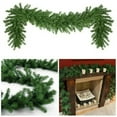 thumbnail image 2 of Penkiiy 8.8Feet Christmas Garland for Decorations,Christmas Artificial Wine Soft Greenery Pine Garlands Decoration for Home Garden Indoor Outdoor Decorations, 2 of 9