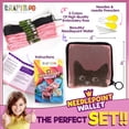 thumbnail image 2 of Kit de billetera Needlepoint Craftiloo para niños, bordado Arts Cat, 2 of 5